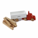 Montessori 2-in-1 Play Wooden Truck with Blocks for Hands-on Learning (Ages 3+)
