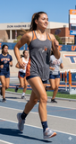 NCAA UTEP University of Texas El Paso Miners Women's Scoop Neck Fitness Tank