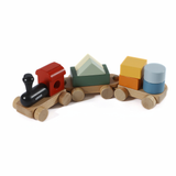 Horizon Educational Train | Wooden Shape Sorter Train Montessori Toy for Toddlers (Ages 3+)