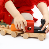 Horizon Educational Train | Wooden Shape Sorter Train Montessori Toy for Toddlers (Ages 3+)