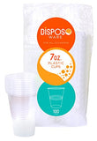 7oz. PP Plastic Cups, 100/Bag, 12 Bags/Case (Case of 1200)
