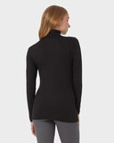 32 Degrees Women’s Ultra Soft Thermal Midweight Baselayer Turtleneck Long Sleeve Top