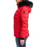 Nautica Women's Hooded Midweight Puffer Jacket, Detachable Hood