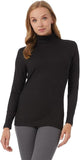 32 Degrees Women’s Ultra Soft Thermal Midweight Baselayer Turtleneck Long Sleeve Top