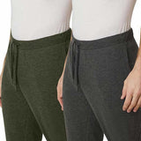 Weatherproof Vintage Men's 2 Pack French Terry Slim Tapered Fit Everyday Jogger Pant with Flex Waistband