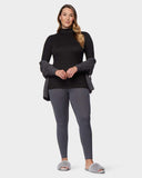 32 Degrees Heat Women's Ultra Soft Thermal Lightweight Baselayer Mock Neck Long Sleeve Top