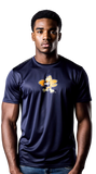 NCAA Oral Roberts University Men's Golden Eagle Interlock Crew Neck Tee