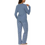 Calvin Klein Womens 2 Piece Fleece Pajama Set