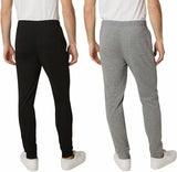 Weatherproof Vintage Men's 2 Pack French Terry Slim Tapered Fit Everyday Jogger Pant with Flex Waistband