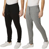 Weatherproof Vintage Men's 2 Pack French Terry Slim Tapered Fit Everyday Jogger Pant with Flex Waistband