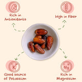 Sunny Fruit Organic Dried Pitted Deglet Nour Dates - 5 pouches | Healthy, Convenient Superfood Snack Packs | ORGANIC, NON-GMO, HALAL, KOSHER, NO PRESERVATIVES, NO SUGAR ADDED