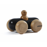 Wooden Sausage Car with One Peg Doll – Montessori Toy for Toddlers (Ages 3+)