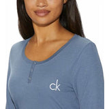 Calvin Klein Womens 2 Piece Fleece Pajama Set
