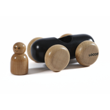 Wooden Sausage Car with One Peg Doll – Montessori Toy for Toddlers (Ages 3+)