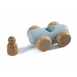 Wooden Sausage Car with One Peg Doll – Montessori Toy for Toddlers (Ages 3+)