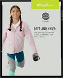 Eddie Bauer Girls' Rain Jacket - Lone Peak Waterproof 3 in 1 Insulated Windbreaker Coat with Removable Fleece Lining (5-20), Size 14-16, Soft Pink
