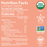 Sunny Fruit Soft Organic Dried Mangoes - 1 Bag (5 Individual Portion Packs) | Healthy, Convenient Snack Packs | ORGANIC, NON-GMO, VEGAN, HALAL, KOSHER, NO PRESERVATIVES, NO SUGAR ADDED