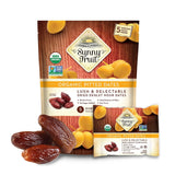 Sunny Fruit Organic Dried Pitted Deglet Nour Dates - 5 pouches | Healthy, Convenient Superfood Snack Packs | ORGANIC, NON-GMO, HALAL, KOSHER, NO PRESERVATIVES, NO SUGAR ADDED
