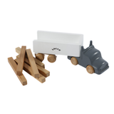 Montessori 2-in-1 Play Wooden Truck with Blocks for Hands-on Learning (Ages 3+)