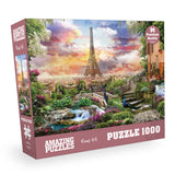 AMAZING PUZZLES 1000 Piece Jigsaw Puzzle for Kids and Adults 19x27in