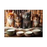 AMAZING PUZZLES 1000 Piece Jigsaw Puzzle for Kids and Adults 19x27in Poster Included - Kittens