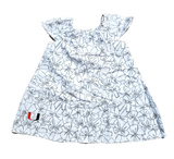 NCAA UM University of Miami Hurricanes Infant Toddler 2-Piece Cap Sleeves Dress with Bloomer Set