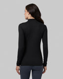 32 Degrees Heat Women's Ultra Soft Thermal Lightweight Baselayer Mock Neck Long Sleeve Top