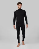 32 Degrees Men's Lightweight Baselayer Mock Top | Form Fitting | Long Sleeve |4-Way Stretch | Thermal