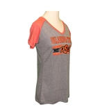 NCAA Oklahoma State University Cowboys Women’s V-Neck Short Sleeve T-Shirt