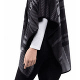 Ike Behar Ladies' Reversible Wrap with High Pile Fleece