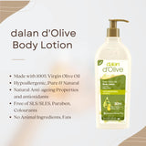 Dalan d'Olive Pure Olive Oil Body Lotion with Pump | 13.5 fl.oz (400ml) x 12 | NEW | NOURISHING