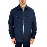 Jachs New York Men's Wool Blend Sherpa Lined Shirt Jacket
