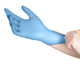 Aurelia Transform Exam Gloves, Medical Grade, Powder Free, Finger Textured, Latex-free, Non-sterile, Ambidextrous, Blue, Large, 2000 Count