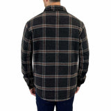 Jachs New York Men's Wool Blend Sherpa Lined Shirt Jacket