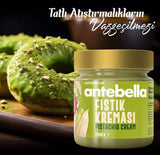 Antebella Pistachio Nut Butter, 70% Pistachio, Spread for Bread, Kunafah, Dubai Chocolate Bars, No Palm Oil, 200gr/7.06oz