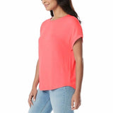 Buffalo David Bitton Women's Short Sleeve Top Soft French Terry