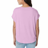 Buffalo David Bitton Women's Short Sleeve Top Soft French Terry