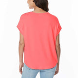 Buffalo David Bitton Women's Short Sleeve Top Soft French Terry