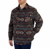 Jachs New York Men's Wool Blend Sherpa Lined Shirt Jacket