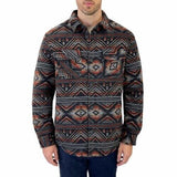 Jachs New York Men's Wool Blend Sherpa Lined Shirt Jacket