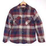 Grizzly Mountain Flannel Sherpa Fleece Lined Jacket (Red, X-Large)