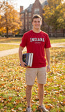 NCAA IU Indiana University Hoosiers Short-Sleeves Crew Neck Tee