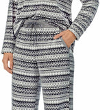 Nautica Women's 2 Piece Cozy Fleece Pajama Sleepwear Set