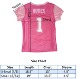 NCAA JMU James Madison University Girls' Youth Short Sleeve Football Fan Jersey