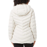 32 DEGREES Women's Full Zip Water Resistant Power Tech Jacket with Fixed Hood