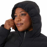 32 DEGREES Women's Full Zip Water Resistant Power Tech Jacket with Fixed Hood