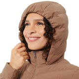 32 DEGREES Women's Full Zip Water Resistant Power Tech Jacket with Fixed Hood