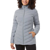 32 DEGREES Women's Full Zip Water Resistant Power Tech Jacket with Fixed Hood
