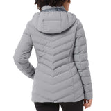 32 DEGREES Women's Full Zip Water Resistant Power Tech Jacket with Fixed Hood