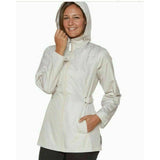 Jones New York Women's Rain Jacket Parka In A Pocket Windbreaker